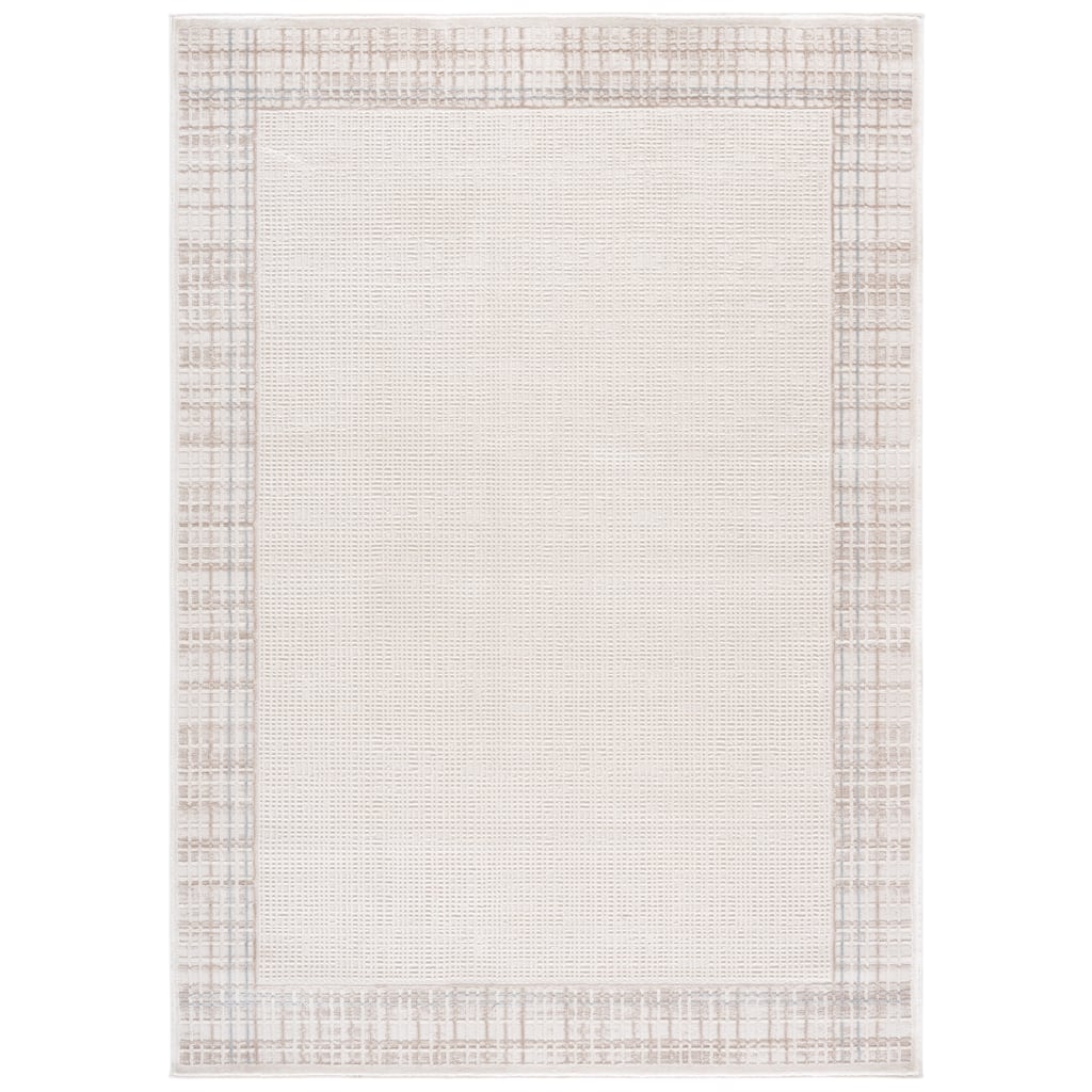 SAFAVIEH Alba Geesa Modern Border Rug - 5'3" x 7'6"