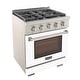 preview thumbnail 70 of 80, KUCHT Professional 30 in. 4.2 cu. ft. Natural Gas Range with Sealed Burners and Convection Oven in Stainless Steel