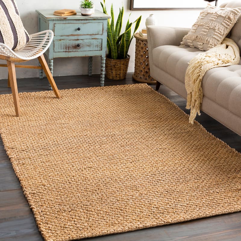 Livabliss Conrad Handmade Braided Jute Area Rug