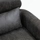 preview thumbnail 27 of 48, Loveseat With 2 Throw Pillows,Black Metal Legs