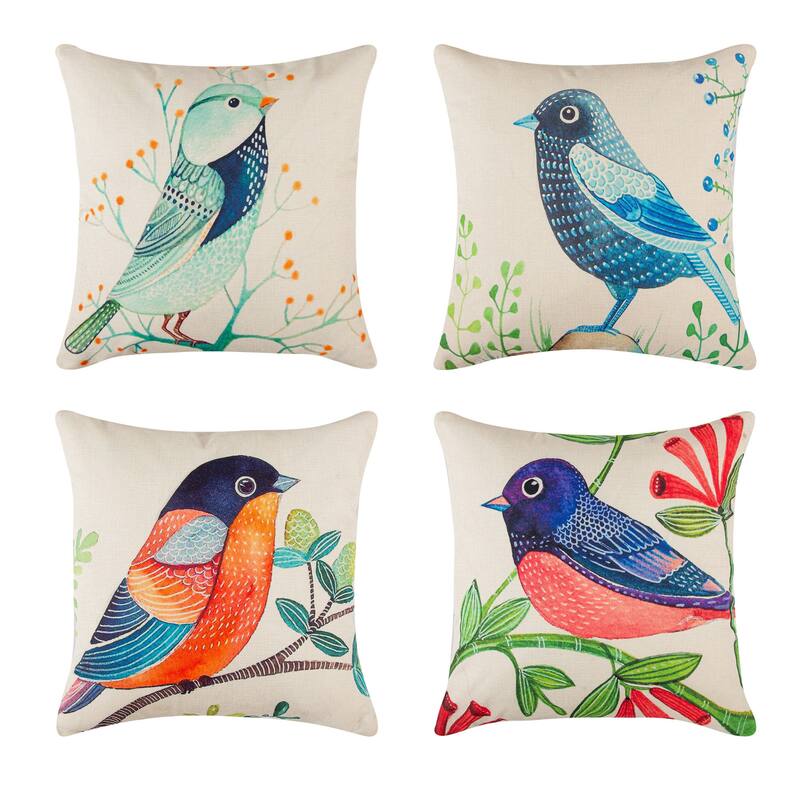 Topfinel Outdoor Square Pillow Cover (Set of 4)