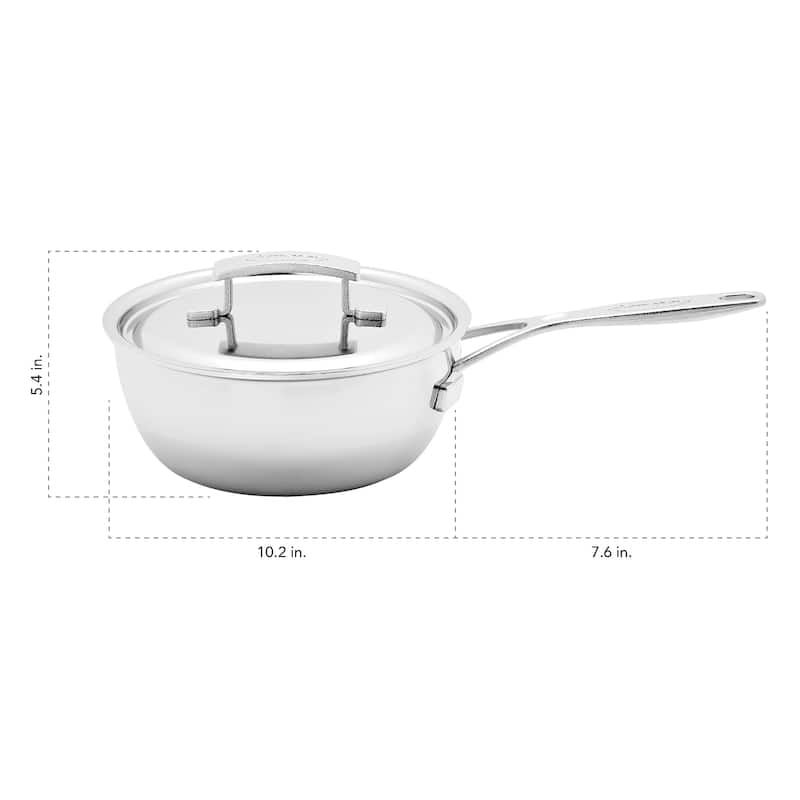 Demeyere Industry 5-Ply 3.5-qt Stainless Steel Essential Pan