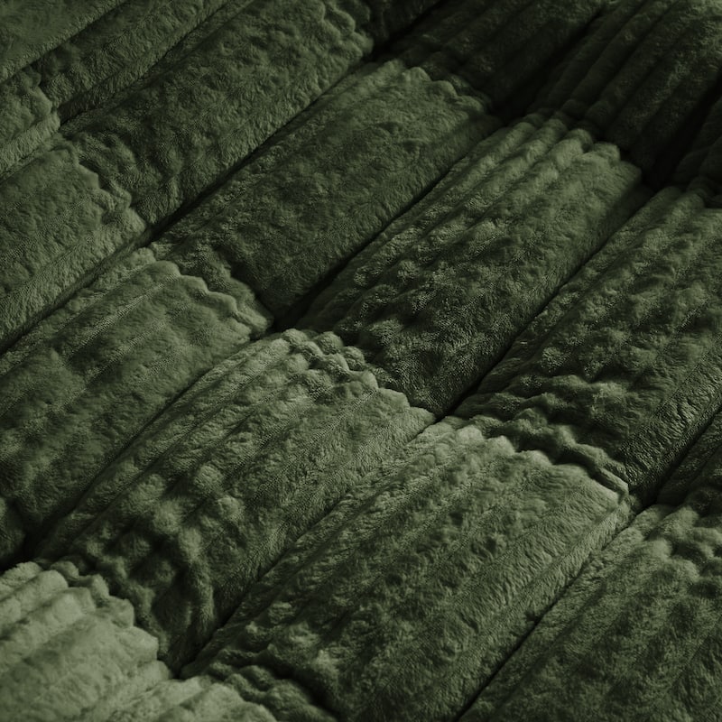 Oversize Swivel Chair Glider Chair with Switchable Head Pillow and Waist Pillow, Soft Plush Lounge Chair Accent Chair