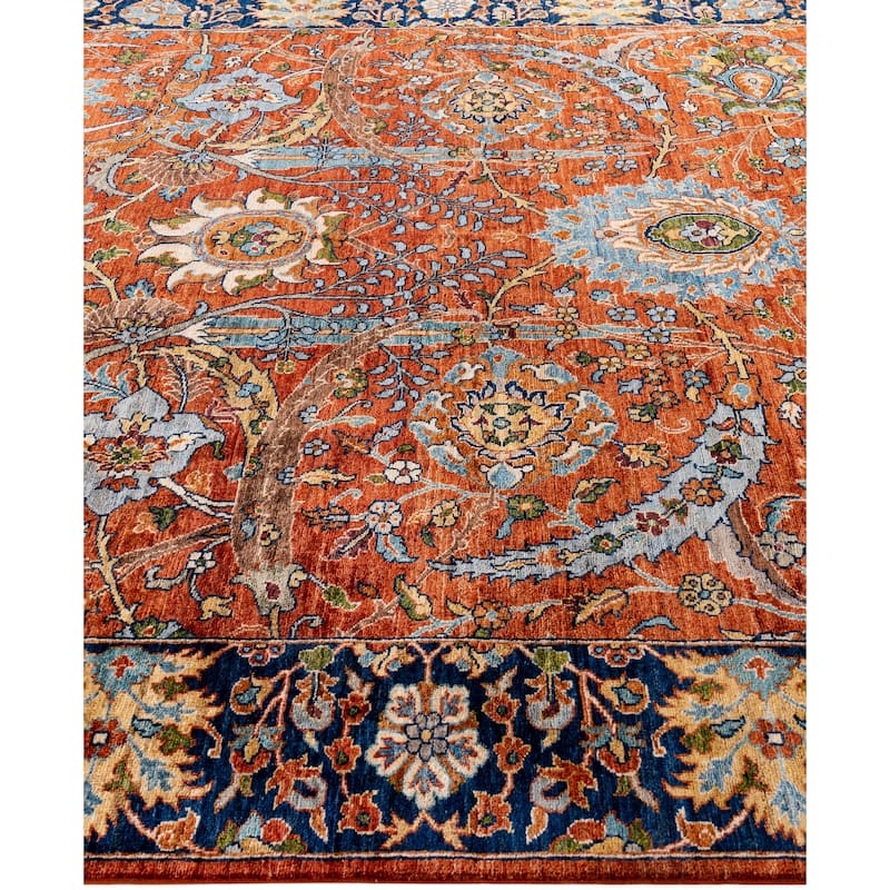 Serapi One-of-a-Kind Hand-Knotted Area Rug - Orange - 8' 3" x 9' 10"