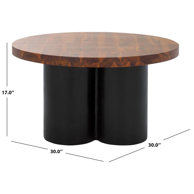 SAFAVIEH Home Benvolio Coffee Table - 30"W x 30"D x 17"H