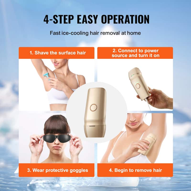 IPL Hair Removal for Legs, Armpits, Bikini Line, Whole Body