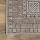 preview thumbnail 3 of 20, Nuloom Tama SpinClean Circle Medallion Machine Washable Area Rug