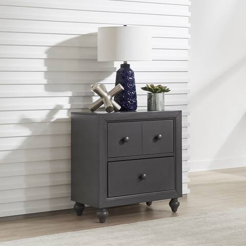 Cottage View Dark Gray Night Stand