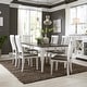 preview thumbnail 1 of 16, Allyson Park Wirebrushed White Charcoal 7 Piece Rectangular Table Set Charcoal