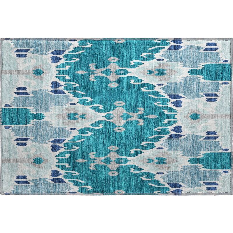 Premium Washable Super Soft Boho Ikat Mayfield Rug