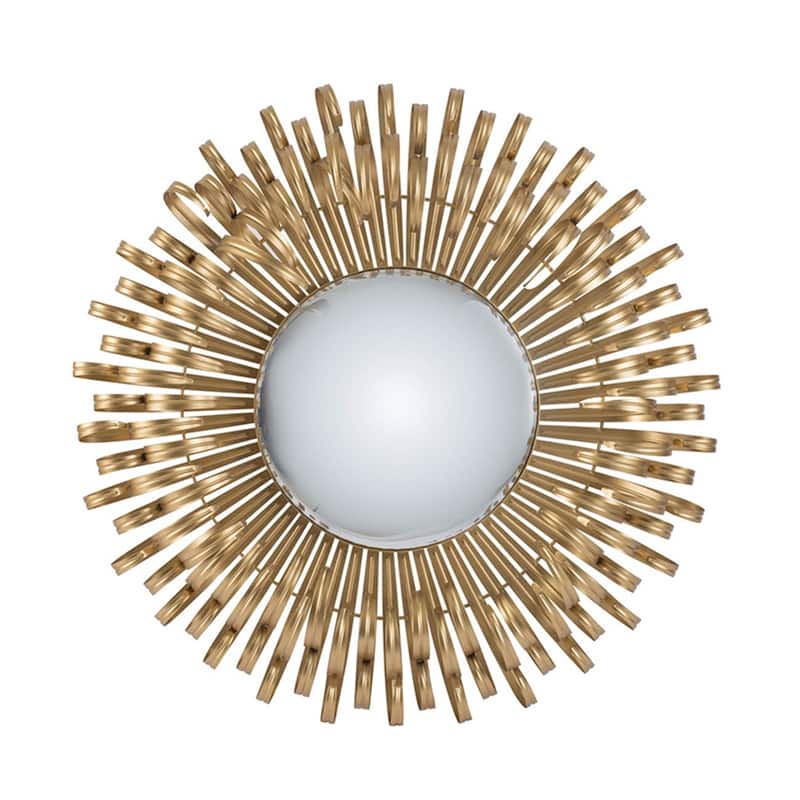 Wall Mirror Decorative Golden Finish for Entryway, Modern Living room