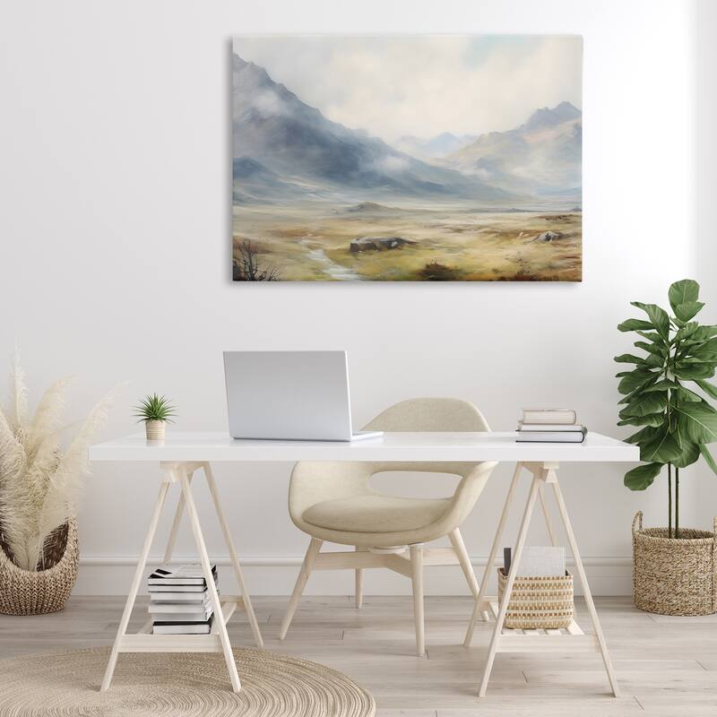 Stupell Faded Mountain Secrets Canvas Wall Art Design By Franklyn Gregory