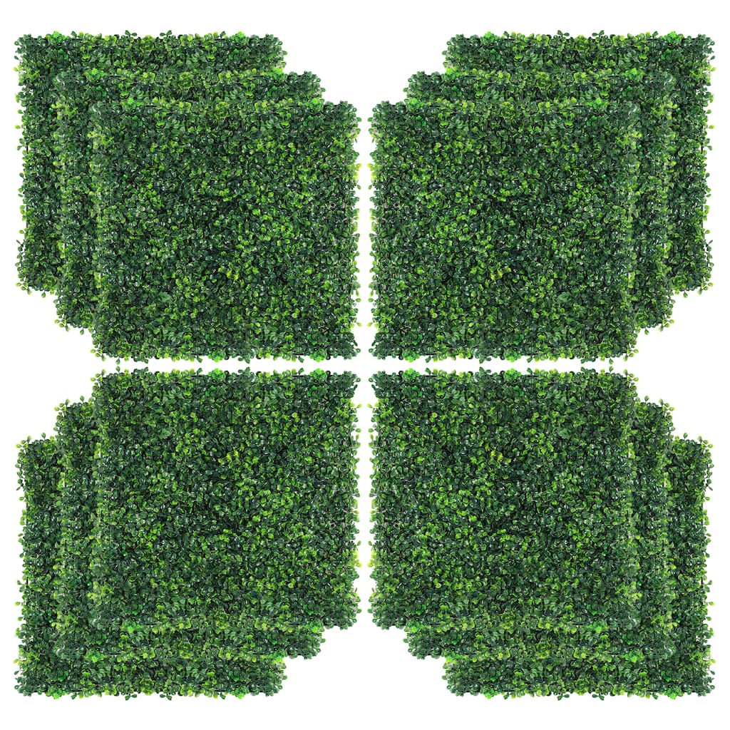 Artificial Privacy Fence Screen Decorative Fence for Outdoor, Garden,12 PCS