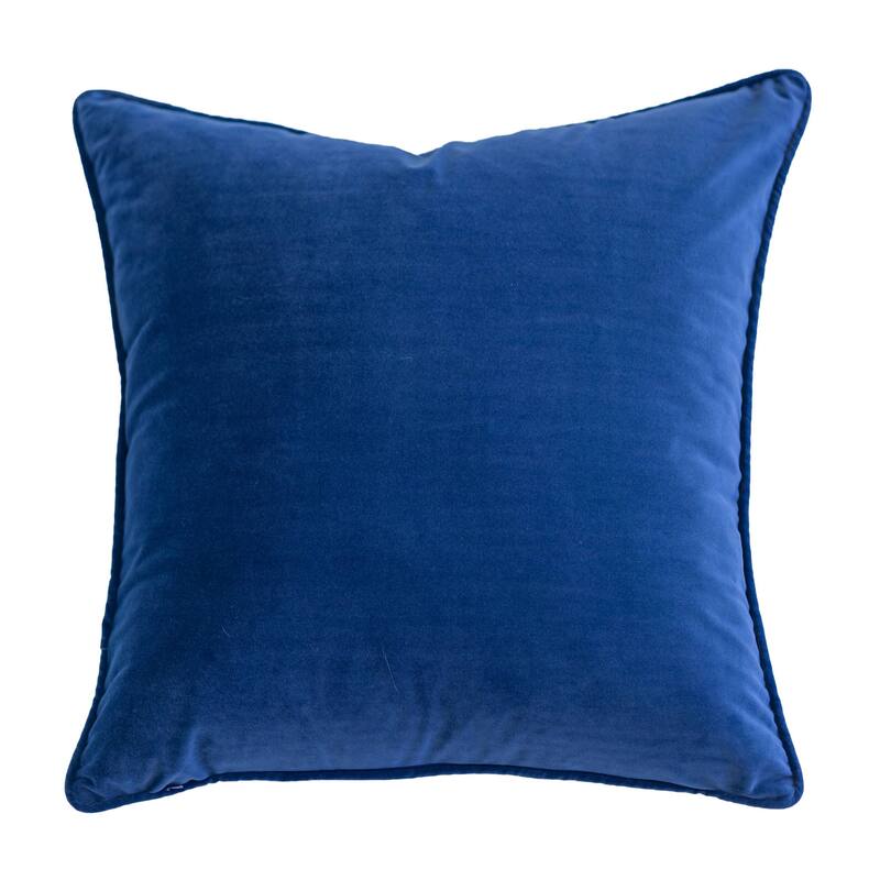 Elisa Velvet 20" Square Decorative Throw Pillow 2PK