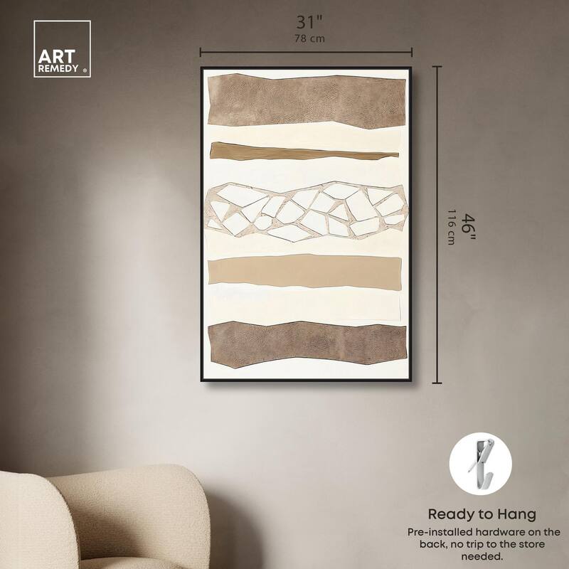 Relief Rifts I Canvas by Art Remedy