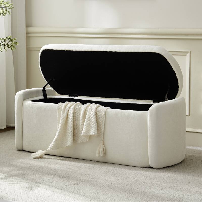 Bedroom Bench Storage Bench with Arms Ottoman entryway bench with storage End of Bed Bench, Entryway Bench