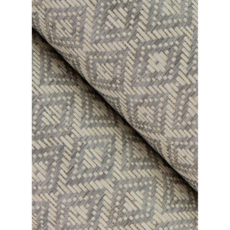 A-Street Prints Hui Stone Paper Weave Wallpaper