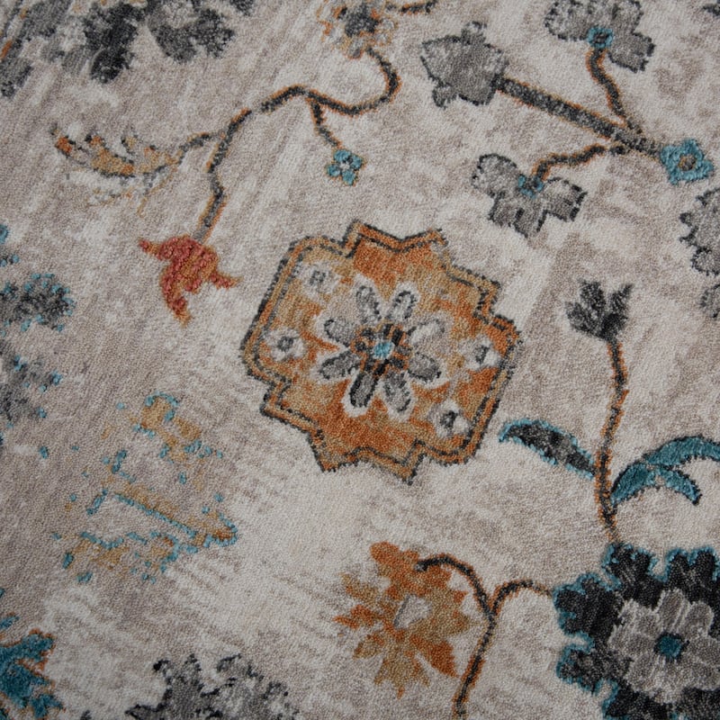 Alora Decor Cosmopolitan Traditional Beige Wool/Tencel Area Rug