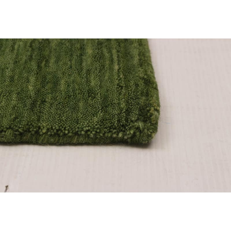 Kashkuli Gabbeh Green Rug 8'5" x 11'2" - 8'5 x 11'2
