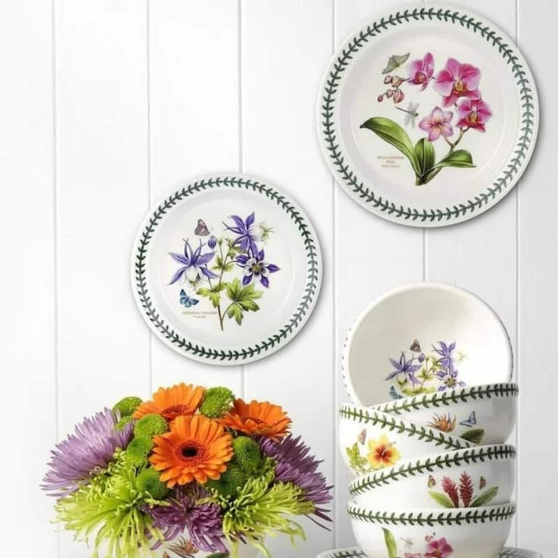 Portmeirion Botanic Garden Stacking Bowl Set of 6 Assorted Motifs - 5 inch