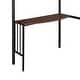 preview thumbnail 11 of 13, Multiple Functions Design Loft Bed with Built-in Desk, Ladder and Guardrails, Twin Size, Black
