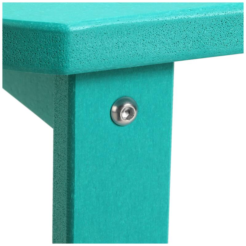 Brighton Outdoor Poly Two Shelf Side Table