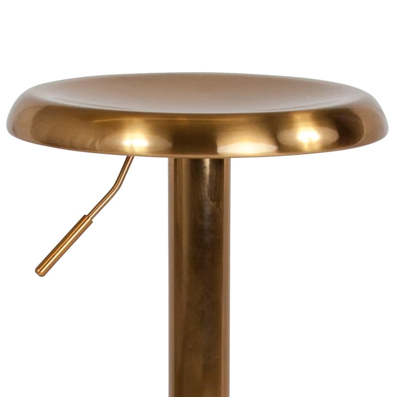 Adjustable Height Retro Barstool - 16"W x 16"D x 23" - 31"H