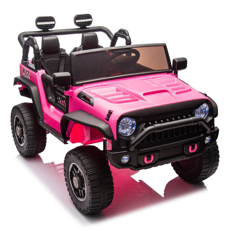 24V Ride-On Truck for Kids with Dual 200W Motors, Remote Control, Bluetooth & LED Lights