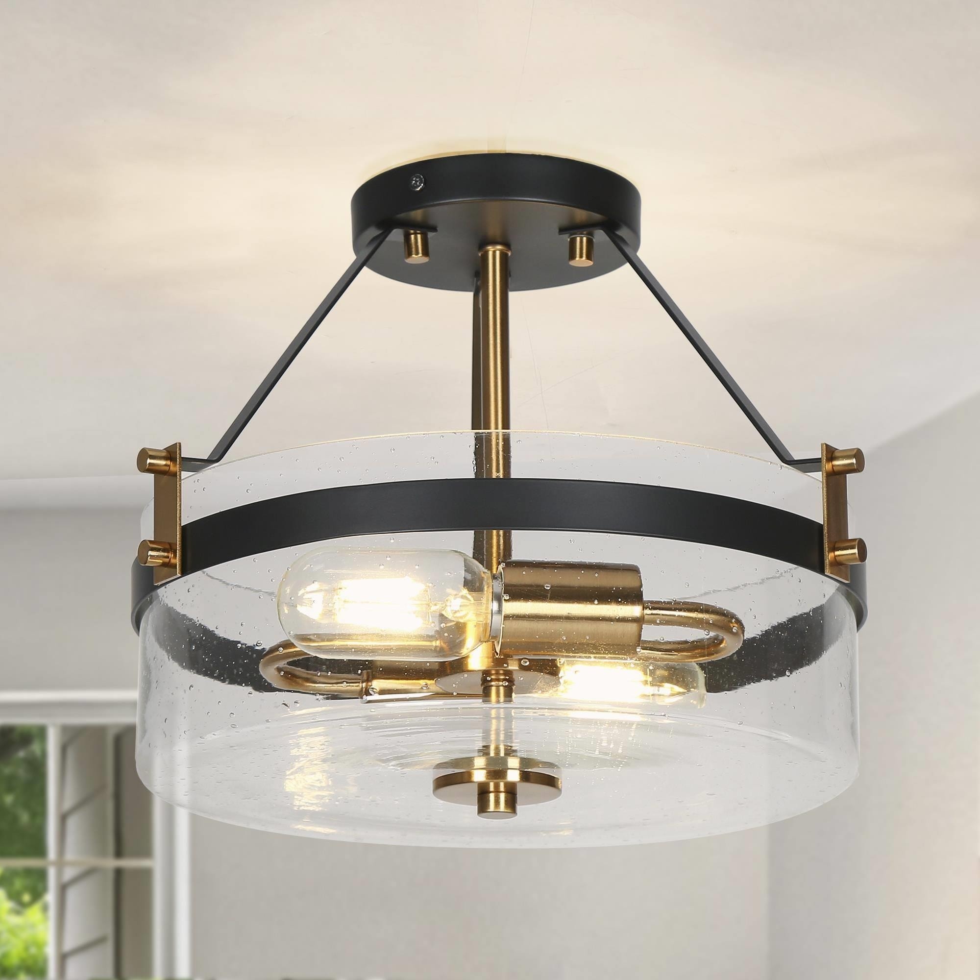 Flush top foyer lighting
