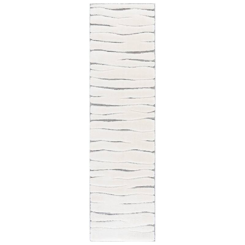 SAFAVIEH Celebrity Juliska Modern Rug - 2'2" x 8' Runner - Ivory/Grey