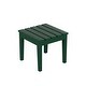 preview thumbnail 16 of 55, Shoreside 18" Modern Poly Eco-Friendly All Weather Side Table Dark Green