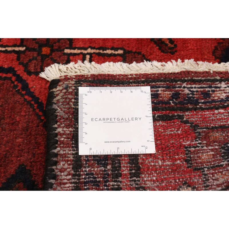 ECARPETGALLERY Hand-knotted Anadol Red Wool Rug - 3'6 x 9'4