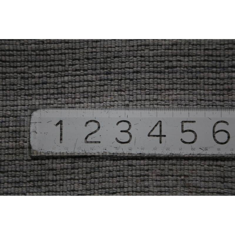 Hand Knotted Oriental 100% Wool Carpet Tribal Animal Pictorial Greys & Charcoal Gabbeh Area Rug - 9' 9'' X 7' 11''