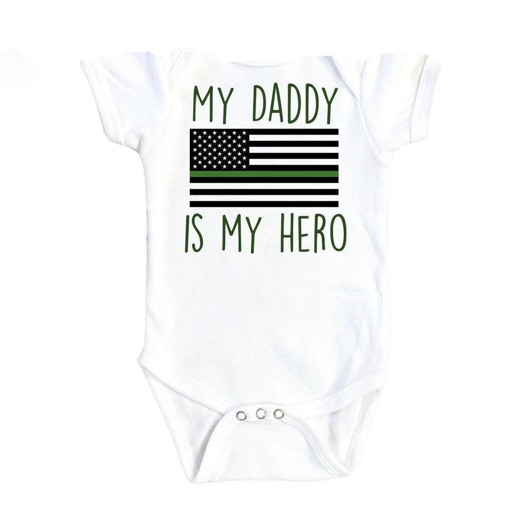 Park Ranger Flag - Baby Boy Girl Clothes Infant Bodysuit Funny Cute Newborn