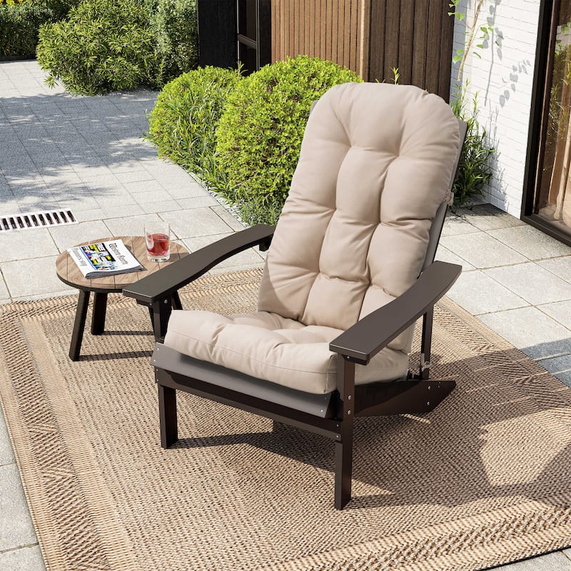Adirondack Style Patio Outdoor Chair Cushion for Adirondack Chair or Lounge Rocking Chair - See picture
