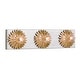 preview thumbnail 2 of 3, Broche 3 Light Antique Gold & Antique Silver Bathroom Vanity - 18'' W x 4.5'' H x 5'' D