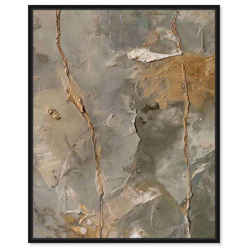 Gossamer Pathways II Canvas by Art Remedy - 30" x 36" - Black