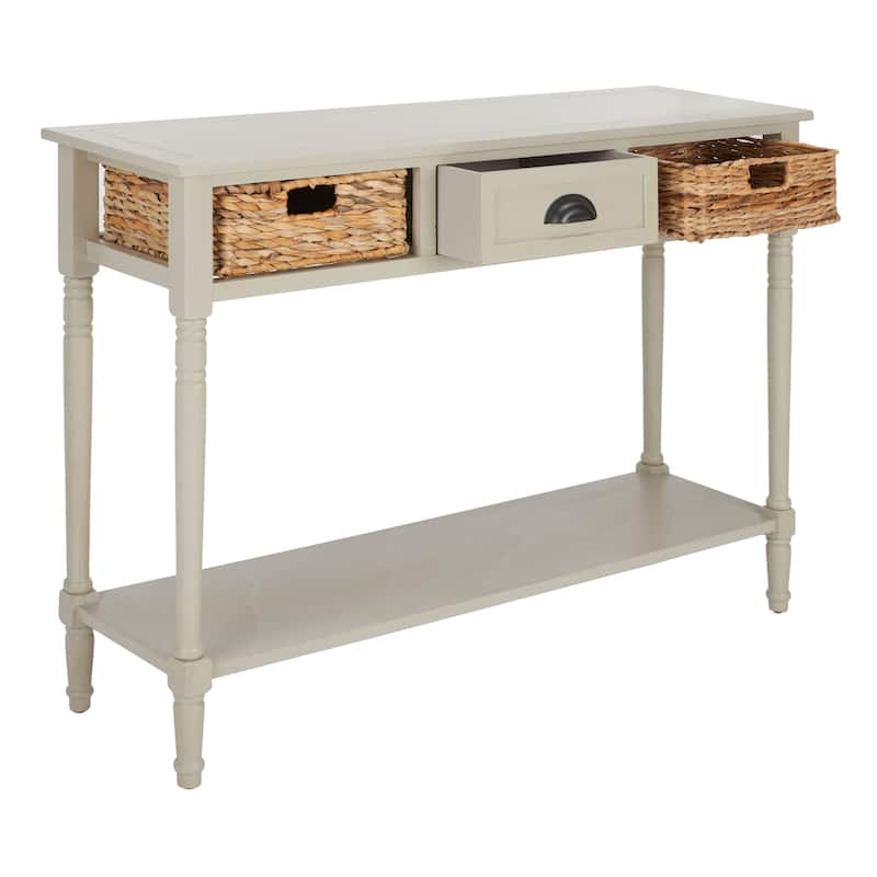 SAFAVIEH Christa Vintage Grey Console Storage Table - 45"W x 13"D x 32"H