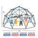 preview thumbnail 11 of 32, 12 ft Kids Climbing Dome Tower - Geometric Jungle Gym with Monkey Bars and 1000 LBS Weight Capacity