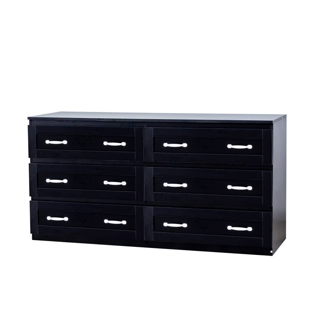 6-Drawer Dresser Storage Cabinet Chest of Drawers Pantry Cabinet