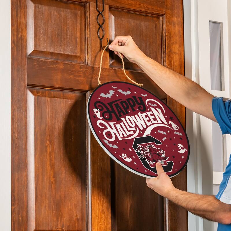 University of South Carolina 18" x 18" Halloween Door Décor Wall Sign