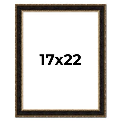 17x22 Frame Gold Antique Vintage Sold Wood Picture Frame | 1.75 Inch