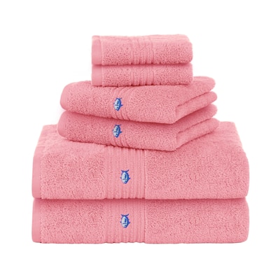 Southern Tide Performance 5.0 6-Piece Pink Bath Towel Set
