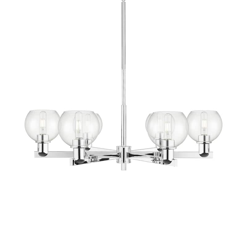 Innovations Lighting 716-6CR-10-36 Athens Chandelier Athens 6 Light - Polished Chrome / Clear