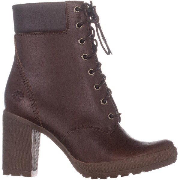 timberland heeled combat boots