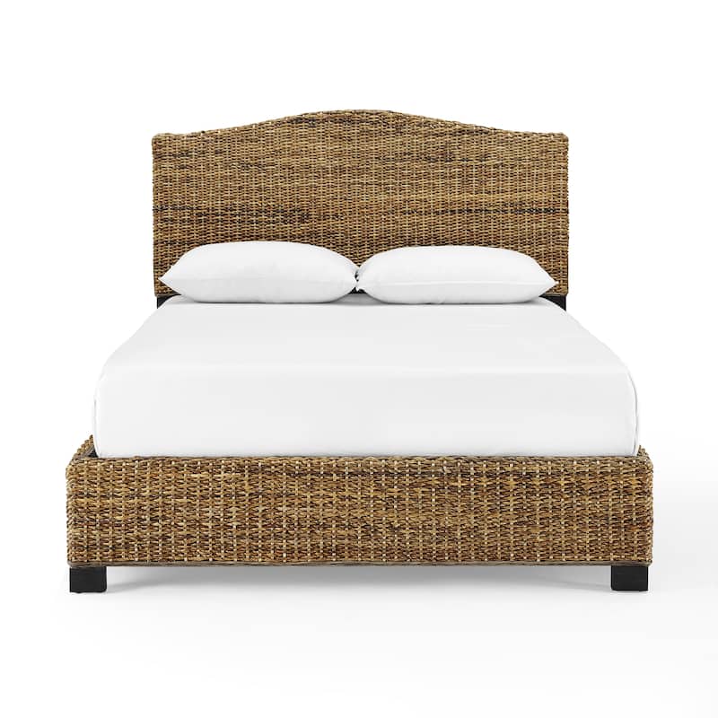 Crosley Serena Rattan King Bed