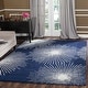 preview thumbnail 33 of 140, SAFAVIEH Handmade Soho Miyase Modern Burst New Zealand Wool Rug 5' x 8' - DarkBlue/Ivory