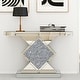preview thumbnail 4 of 4, Glass Top Console Table Sofa Table