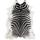 preview thumbnail 27 of 48, Erin Gates by Momeni Acadia Animal Print Faux Hide Area Rug Zebra Black - Hide-Shaped