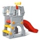 preview thumbnail 4 of 9, 5 in 1 Toddler Climber Slide Playset with Basketball Hoop and Telescope